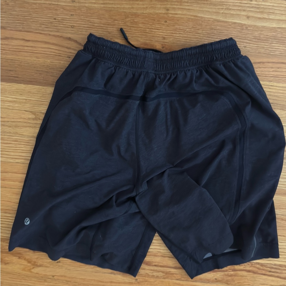 Lululemon Athletica Black Athletic Shorts Moisture-Wicking Comfort